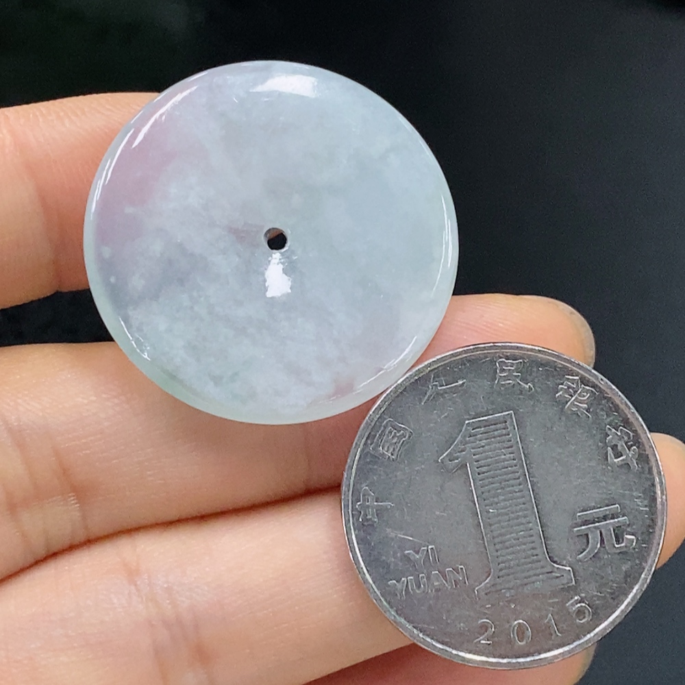 F29414462 JadeitePendant Peace Ring Total Weight Approx. 6.6g