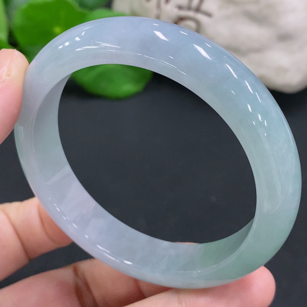 F33904727 Jadeite Round Bracelet Size 53.9 Total Weight Approx. 48.3g