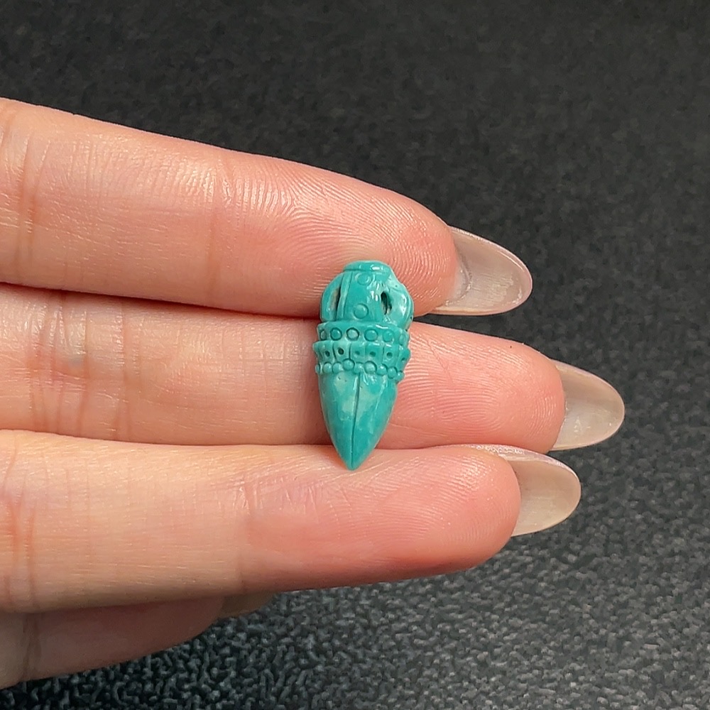 C34992309 Turquoise Pendant with Other Mineral Components, Total Weight Approx. 1.33g