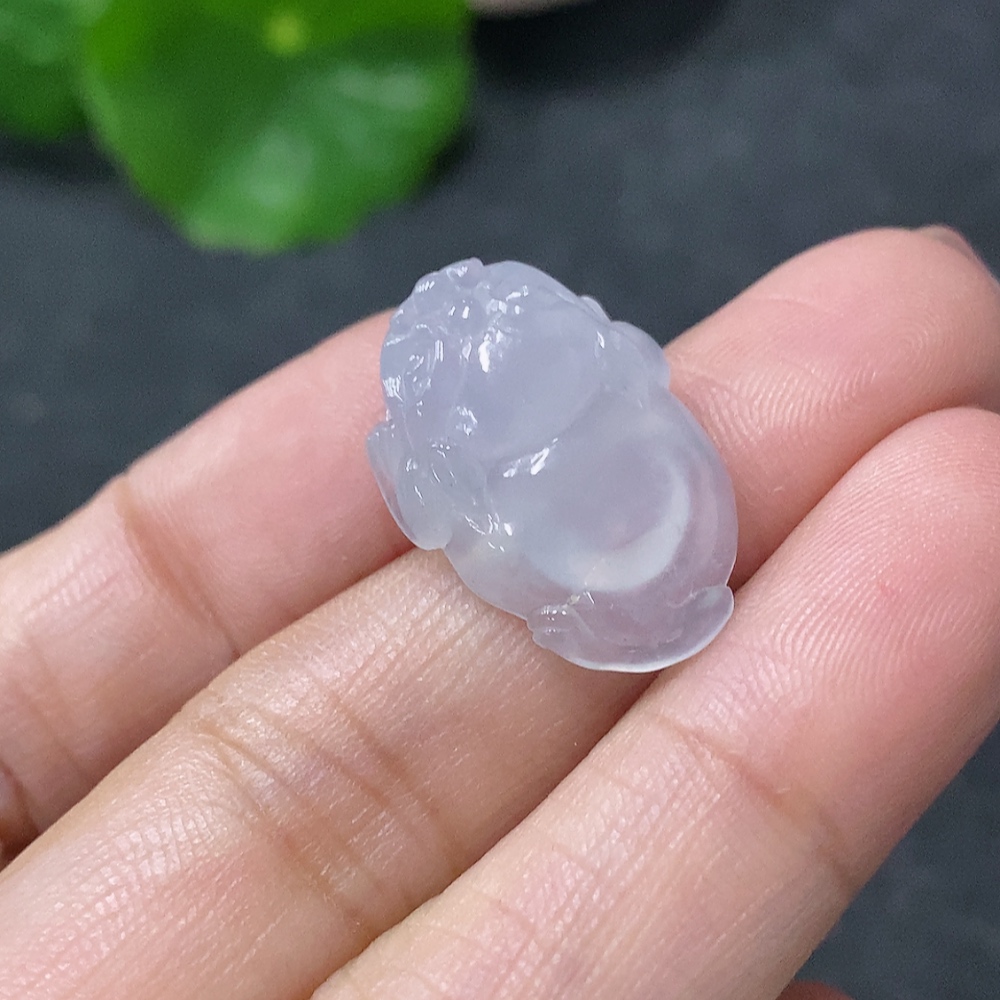 F34030730 Jadeite Pendant Golden Toad Total Weight Approx. 2.85g