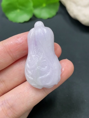 F23624487 Jadeite cabbage pendant semi-finished product gross weight 10.660g