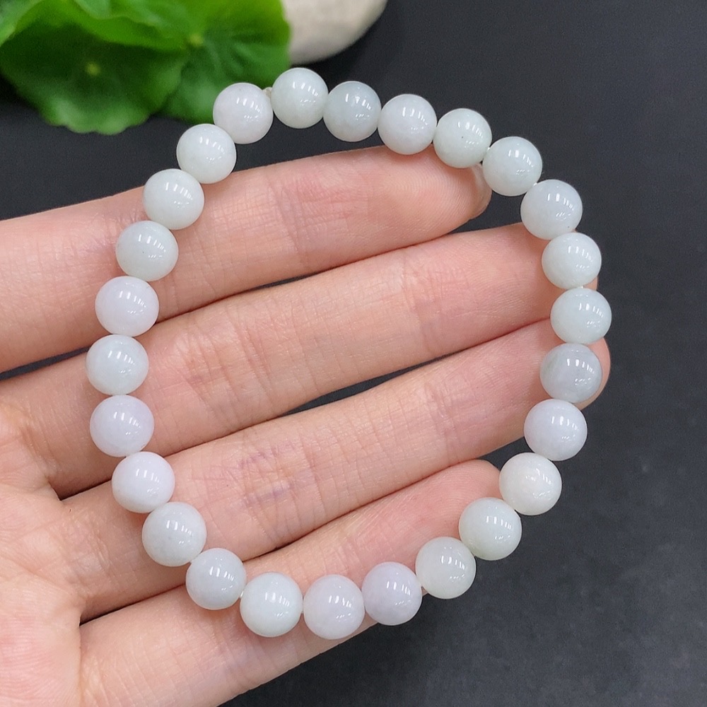 F35078371 Jadeite bracelet, total weight about 17.1g, size about 7.1mm