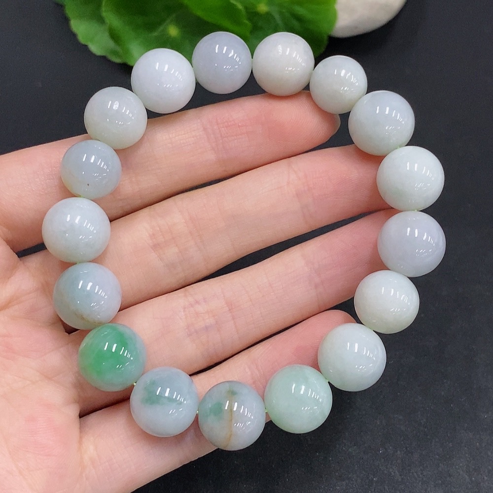 F33831088 Jadeite Bracelet Total Weight Approx. 51.6g Size 12.1mm