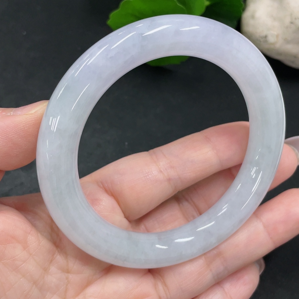 F32709143 Jadeite Round Bangle Total Weight Approx.68.7g Size 57