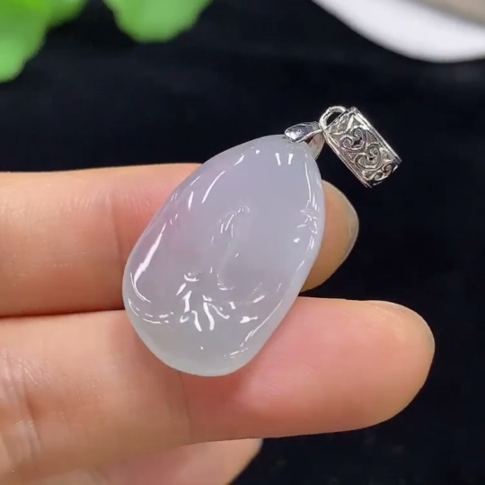 F33910552 Jadeite Enlightenment Pendant Non-Gold Total Weight Approx. 5.57g