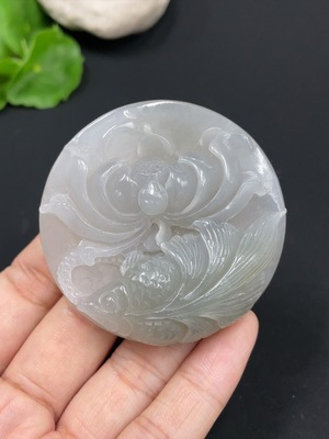 H28285233 Hetian Jade Pendant    Abundance Year After Year    Total Weight Approx. 62g