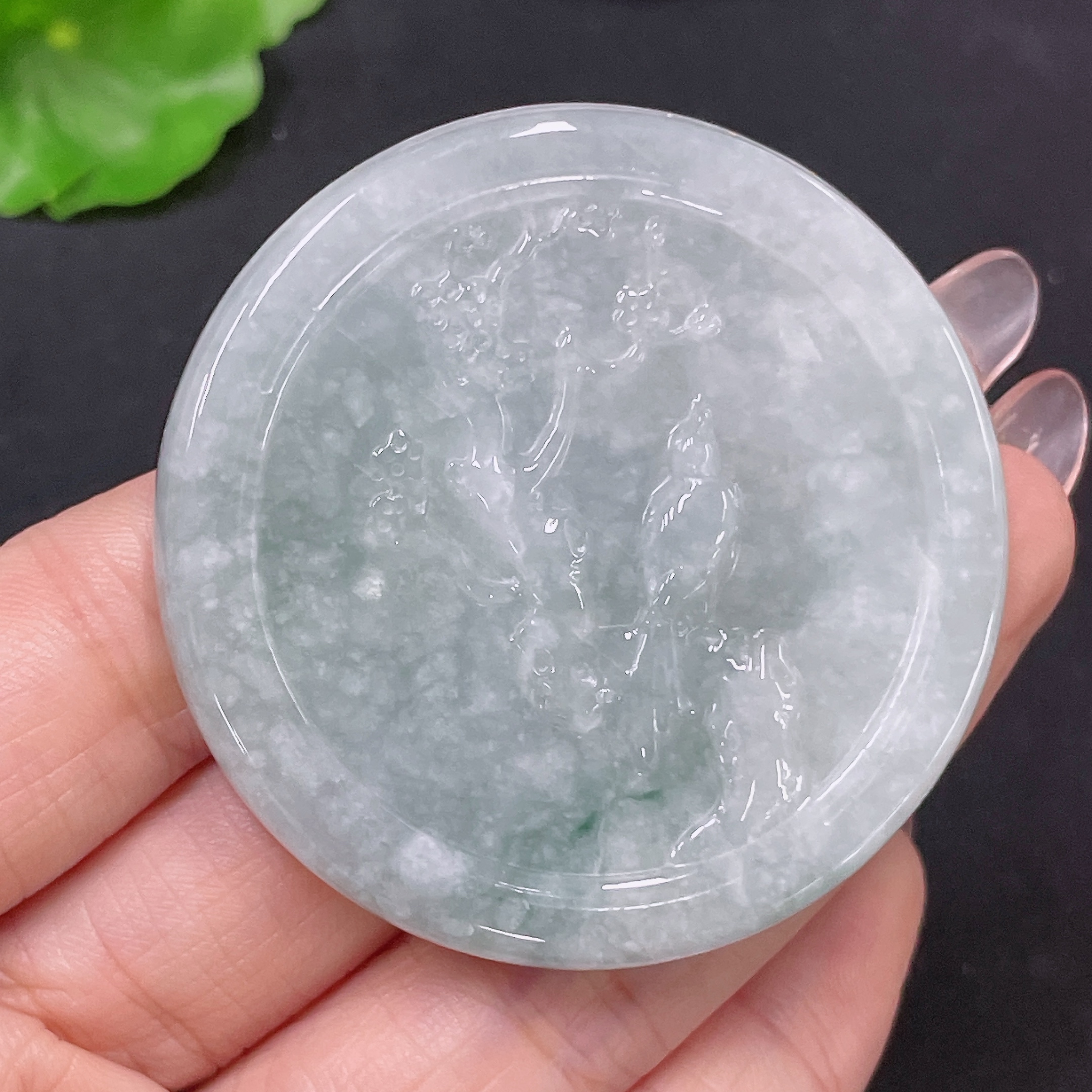 F34046750 Jadeite Pendant Total Weight Approx. 41.8g