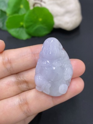 F46616279 翡翠佛挂件 货品总重量约23克