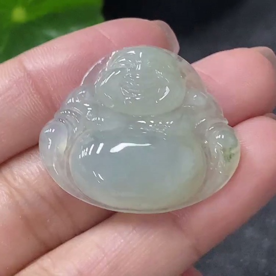 F34030973 Jadeite Buddha Pendant, Total Weight Approx. 6.69g