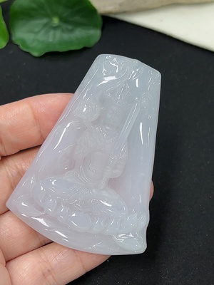 F46547989 翡翠虚空藏挂件 货品总重约38.4克