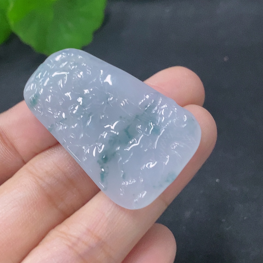 F31614840 Jadeite Pendant Landscape Plaque Total Weight Approx. 7.78g