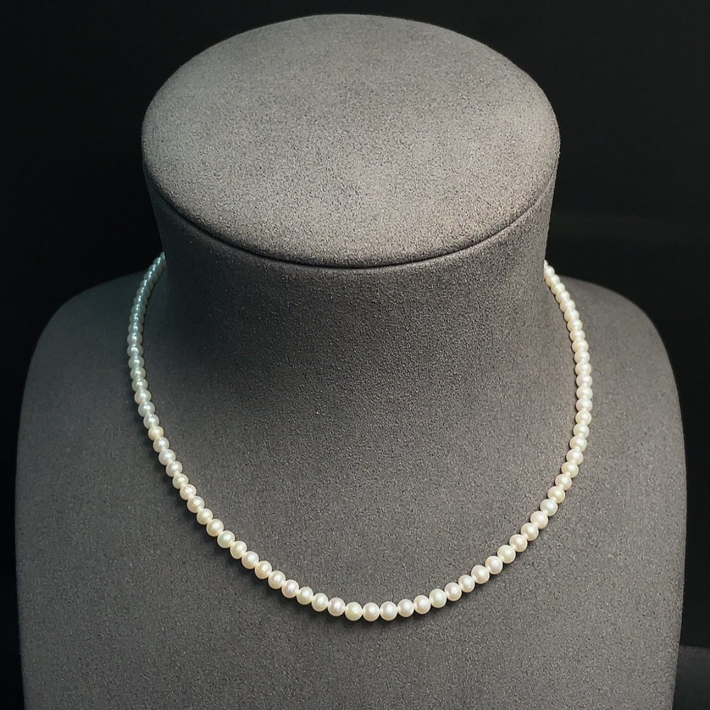 C33920942 Pearl Bead Strand Non-Gold Total Weight Approx. 8.28g Size About 3.8mm