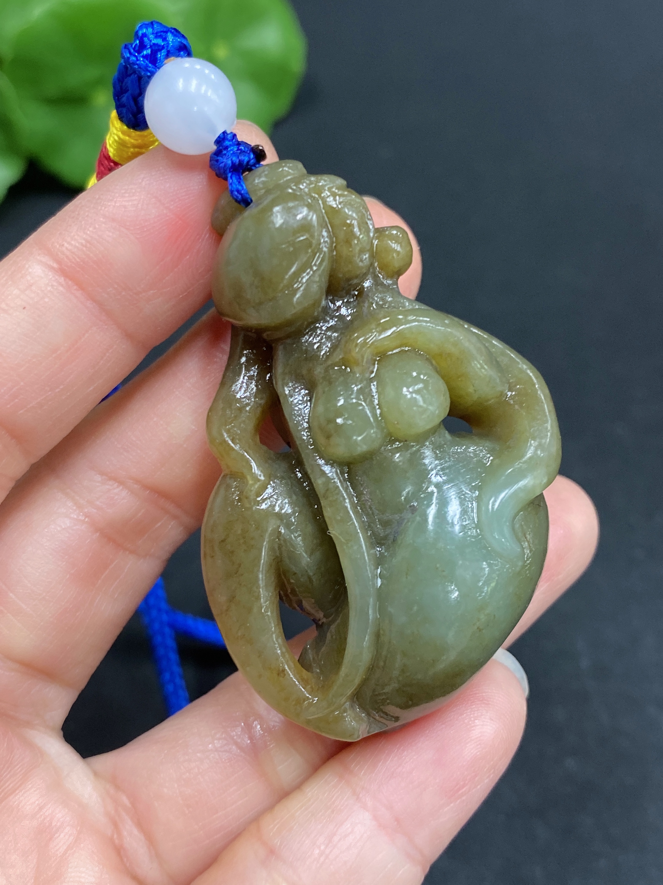 H31583727 Hetian Jade Handheld Piece: National Beauty and Heavenly Fragrance