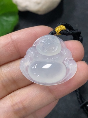 F33913675 Jadeite Pendant Buddha, Total Weight Approx. 8.54g Including Rope