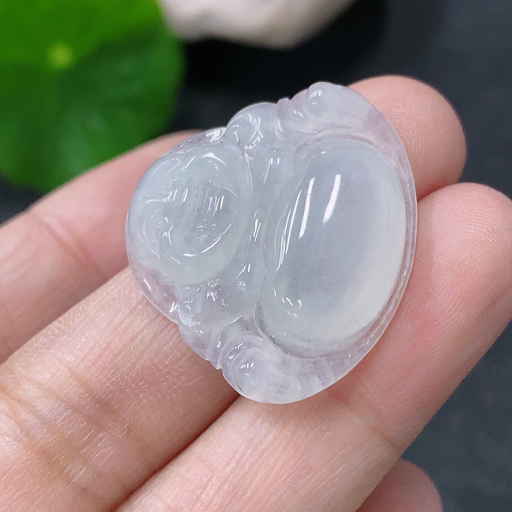 F33888175 Jadeite Pendant Buddha, Total Weight Approx. 5g