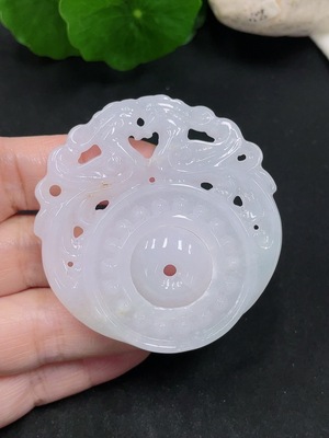 F34032424 Jadeite Antique Pendant, Total Weight Approx. 30.4g