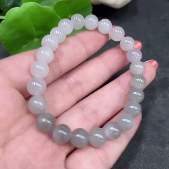 H34960343 Hetian Jade Bracelet Approx. 7.8mm Total Weight Approx. 18.2g
