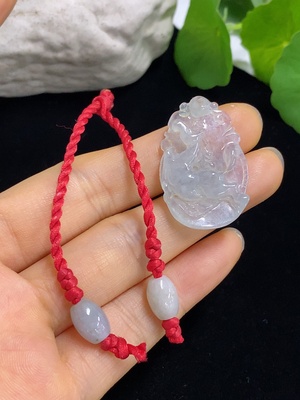 F46565513 翡翠挂件/手绳 一手走
