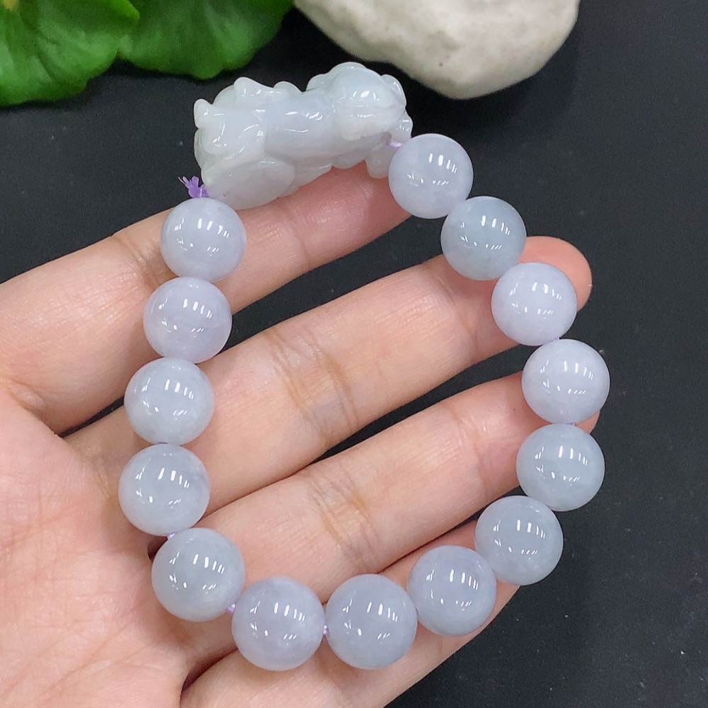 F35107452 Jadeite Pi Xiu Bracelet, Total Weight Approx. 48.6g, Size About 11.3mm