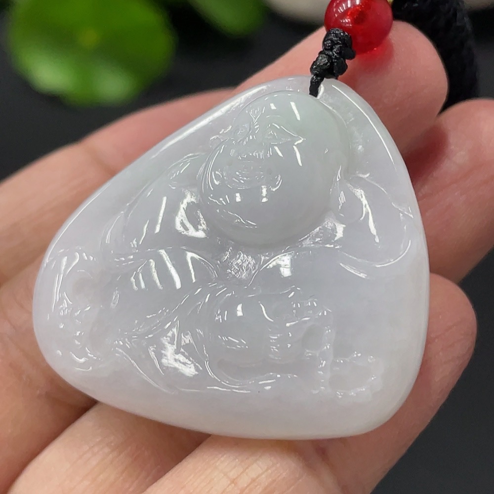 F29387768 Jadeite Pendant Buddha Total Weight Approx. 16.95g