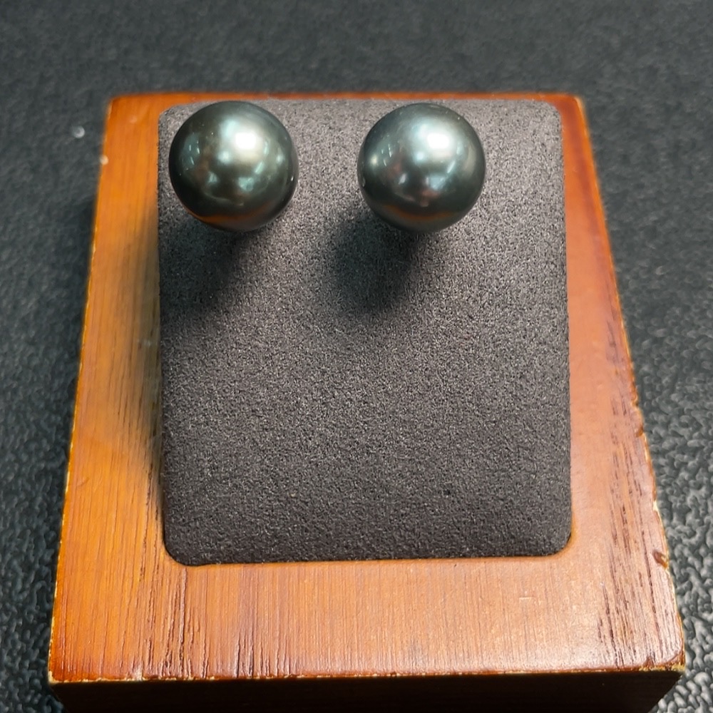 C28302538 Seawater Pearl Forehead Earrings Non-Gold Setting Approx. 10.2mm Total Weight About 3.54g