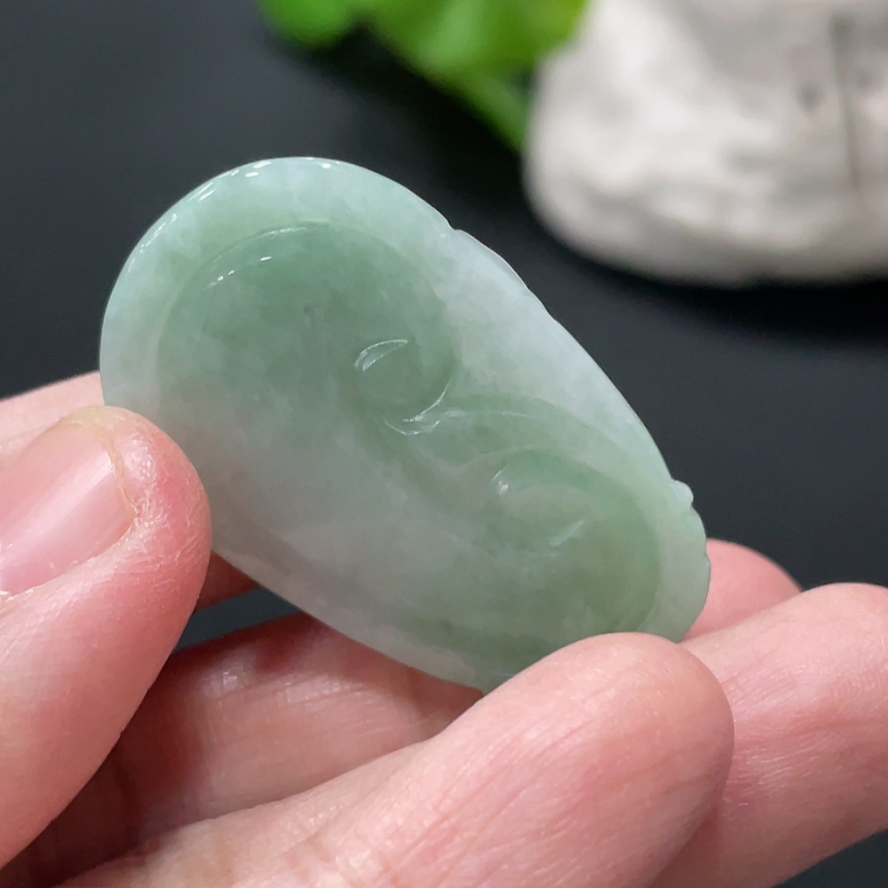 F34077564 Jadeite Ruyi Pendant, Total Weight Approx. 11.17g