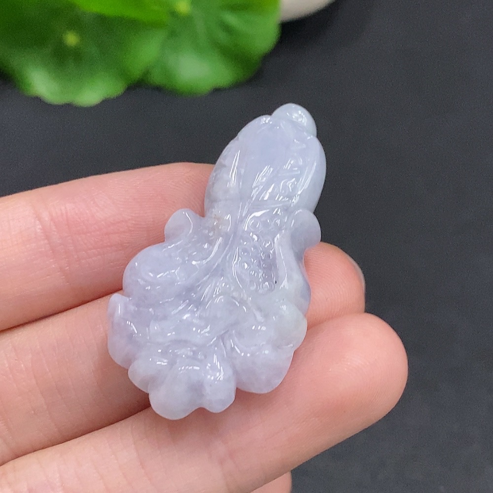 F35078595 Jadeite Cabbage Pendant, Total Weight Approx. 14.5g