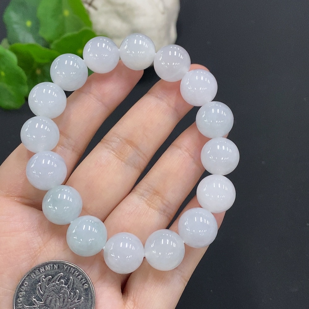 F34071083 Jadeite Bracelet Approx. 12.6mm Total Weight Approx. 57.09g