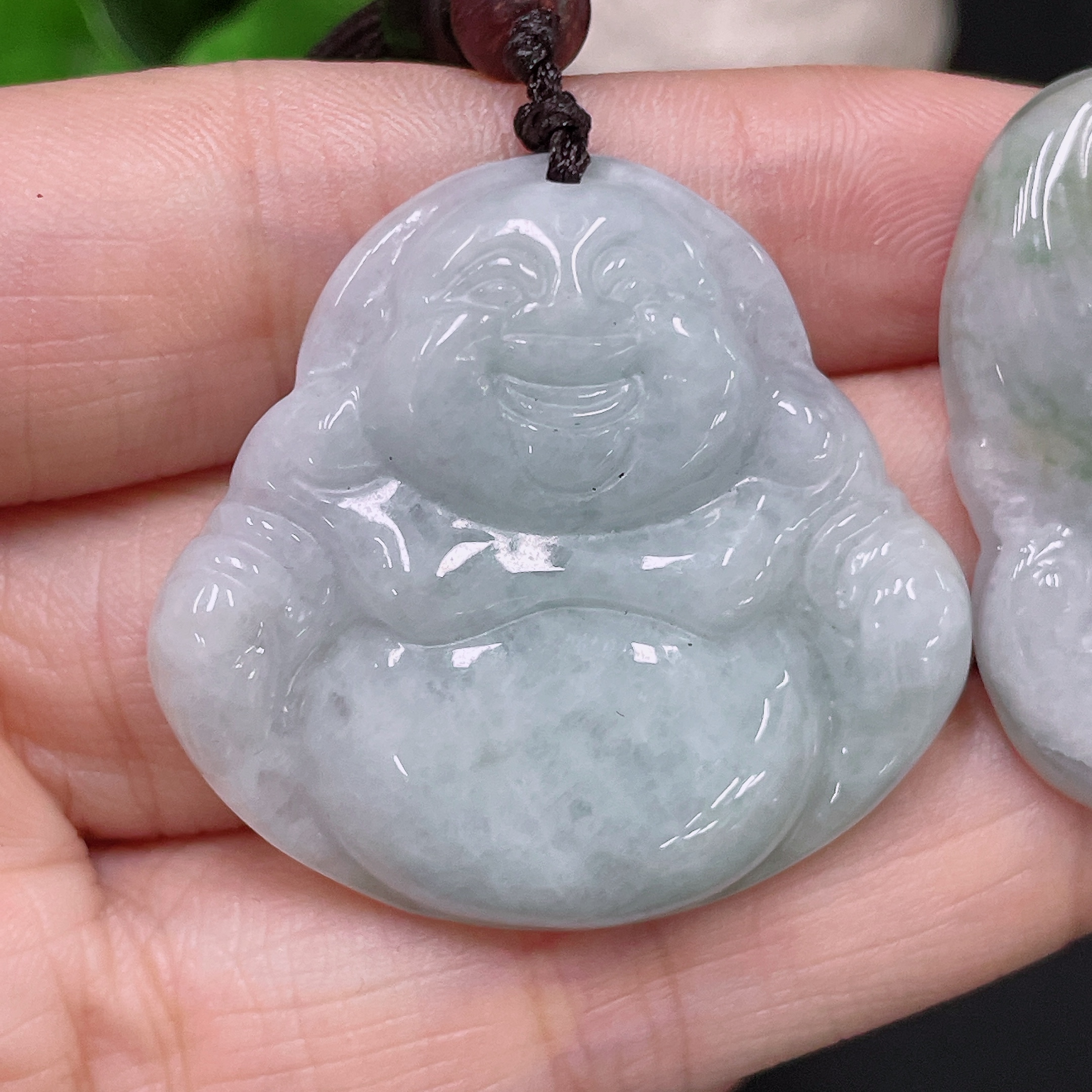 F33893017 Jadeite Buddha Pendant Buddha Enlightenment