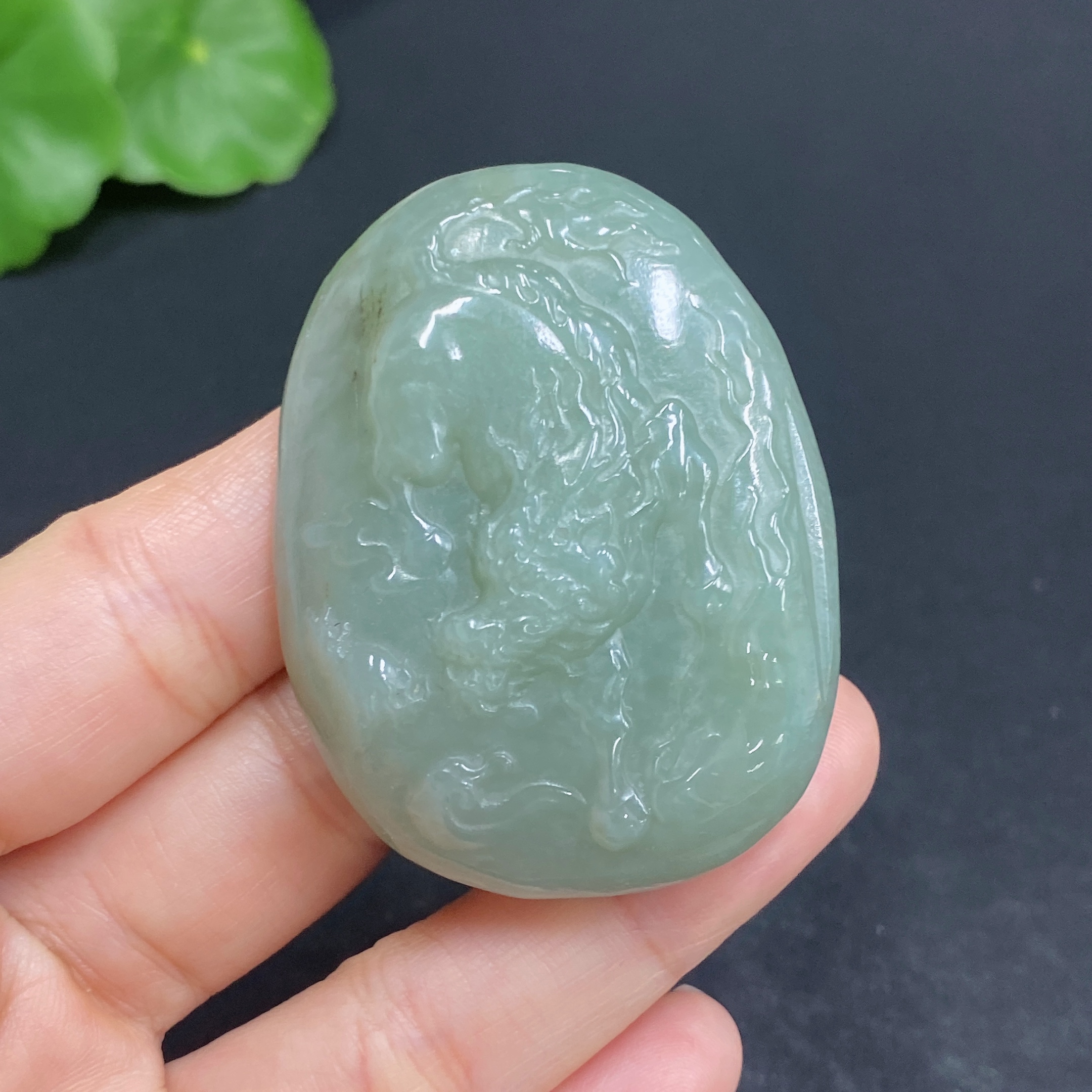 H32812504 Hetian Jade Pendant, Auspicious Beast, Total Weight: Approx. 47.5g