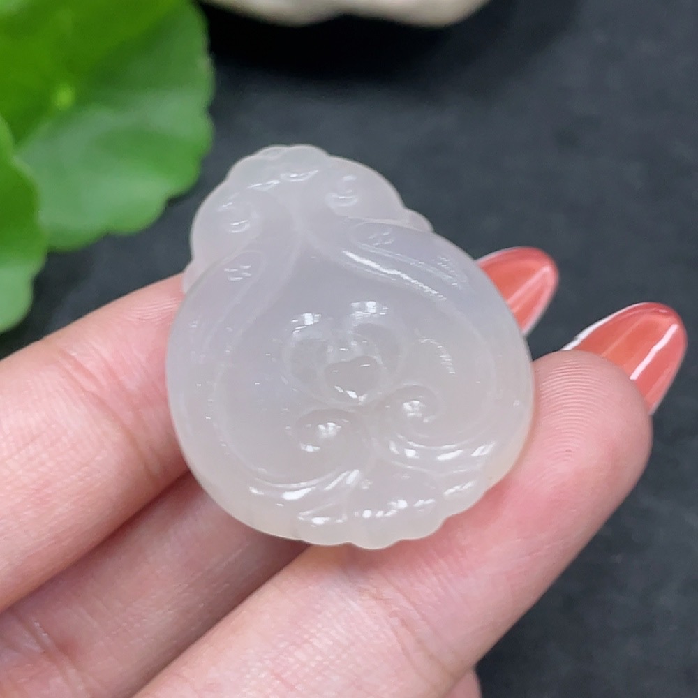 H34979713 Hetian Jade Pendant  Antique Style  Total Weight Approx. 12.1g