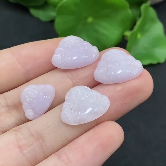 F33832513 Jadeite Inlaid Pieces Sold as a Lot