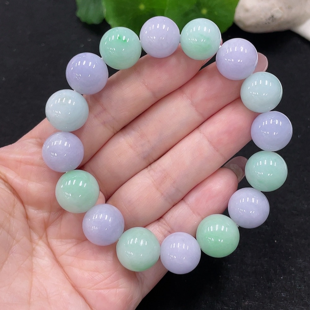 F32773953 Jadeite Beaded Bracelet Approx.13mm Total Weight Approx.60.5g