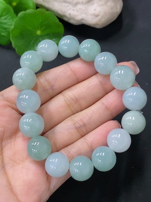 F34076645 Jadeite Bracelet Approx.12.7mm Total Weight About 53.8g