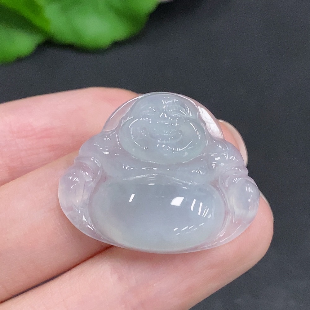 F34003088 Jadeite Buddha Pendant Total Weight Approx.5.5g
