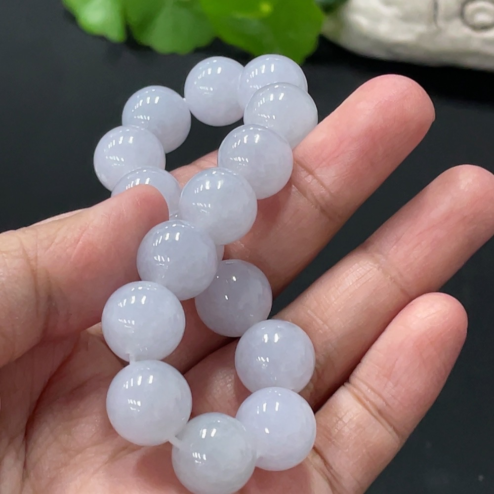 F31610760 Jadeite Bracelet Size 12.2mm Approx. Total Weight 49.55g