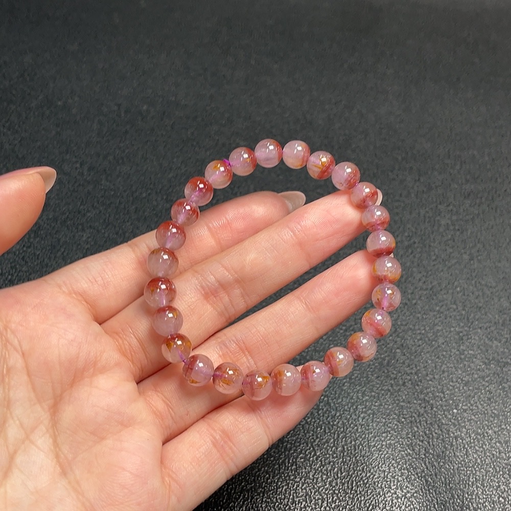 C33853284 Crystal Bracelet Total Weight Approx. 13.81g Size About 7.3mm