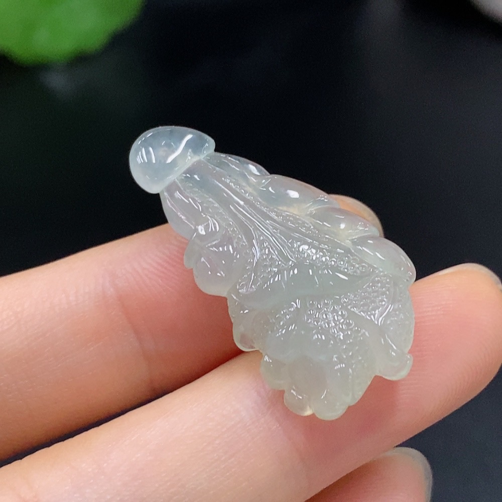 F29414494 Jadeite Cabbage Pendant Total Weight Approx. 4.09g