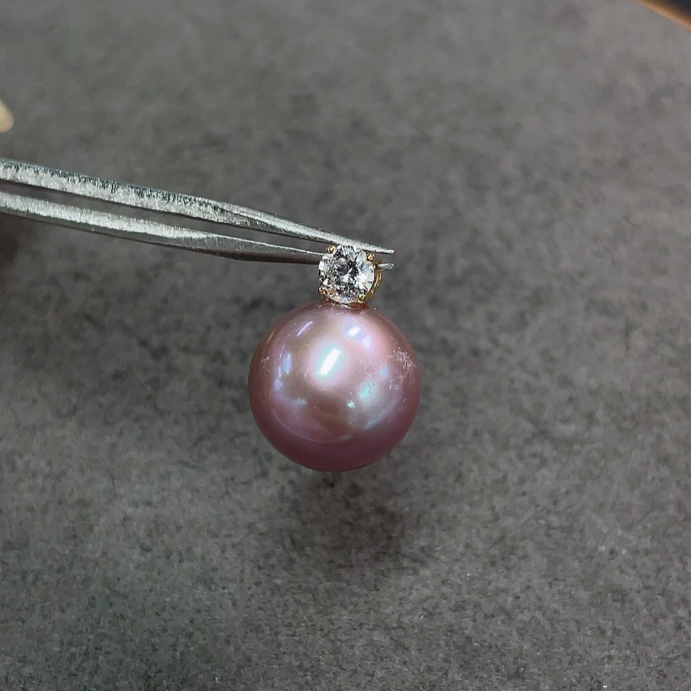 C34007701 Pearl Pendant 18K Gold Total Weight Approx.2.44ct Size Approx.11.4mm
