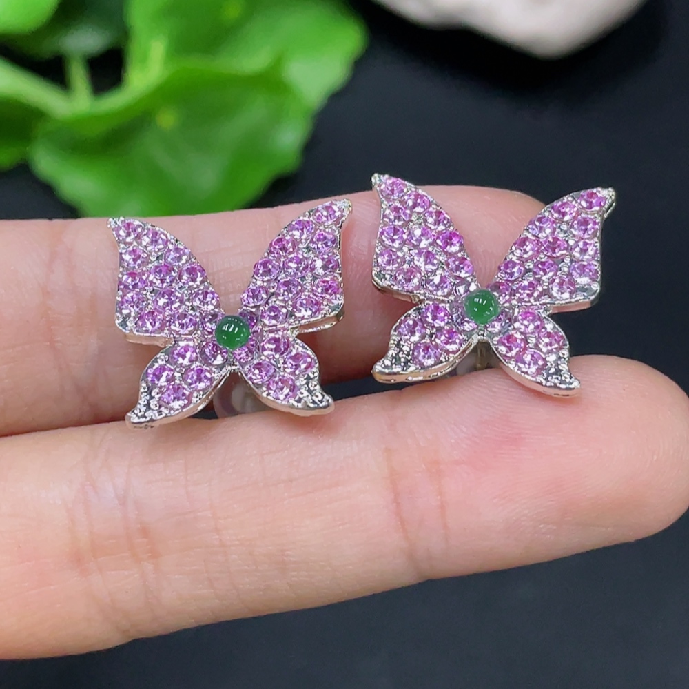 F31651751 Jadeite Inlaid Piece Non-Gold Sell as a Lot