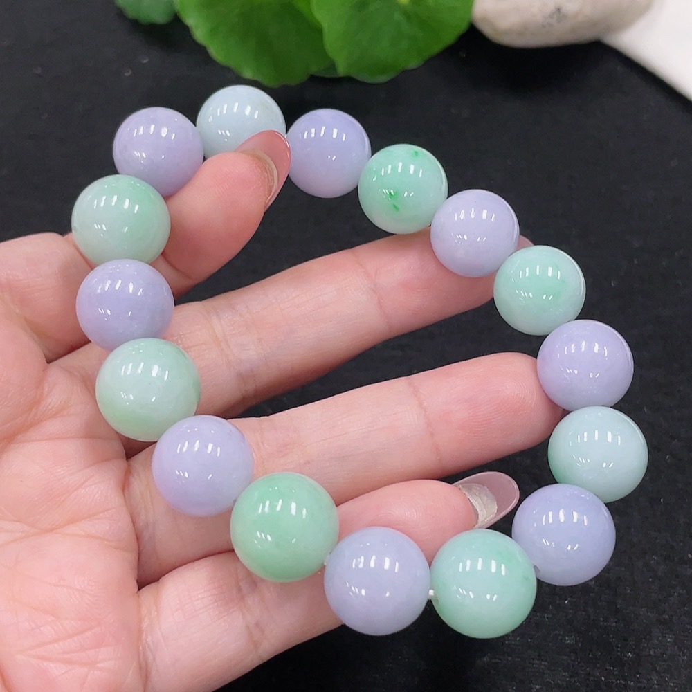 F32773953 Jadeite Beaded Bracelet Approx.13mm Total Weight Approx.60.5g