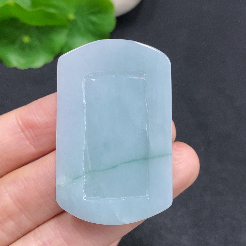 F33830790 Jadeite Plain Pendant, Total Weight Approx. 21.2g