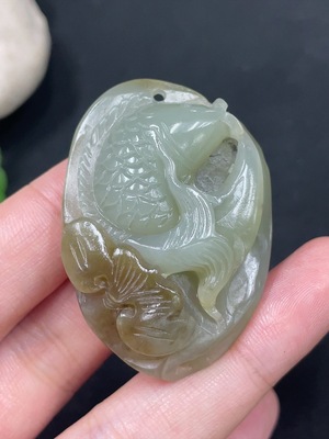 H31635759 Hetian Jade Pendant - Abundance Every Year