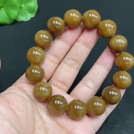 H34970537 Hetian Jade Bracelet, about 13.8mm, total weight about 64g