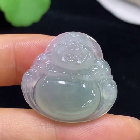 F35136885 Jadeite Pendant Buddha Total Weight Approx. 6.18g