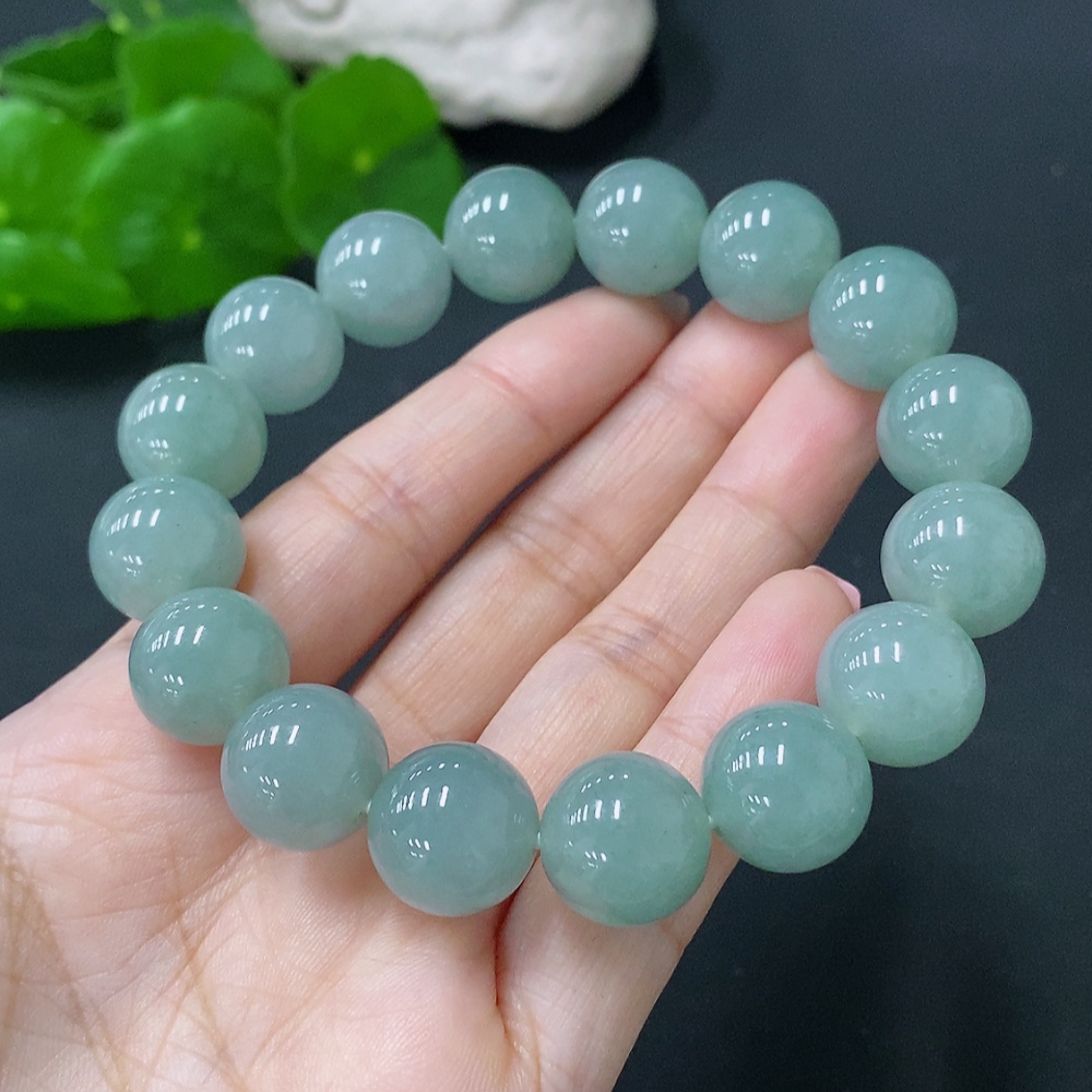 F27045943 Jadeite bracelet, approx. 13.5mm, total weight approx. 65.28g