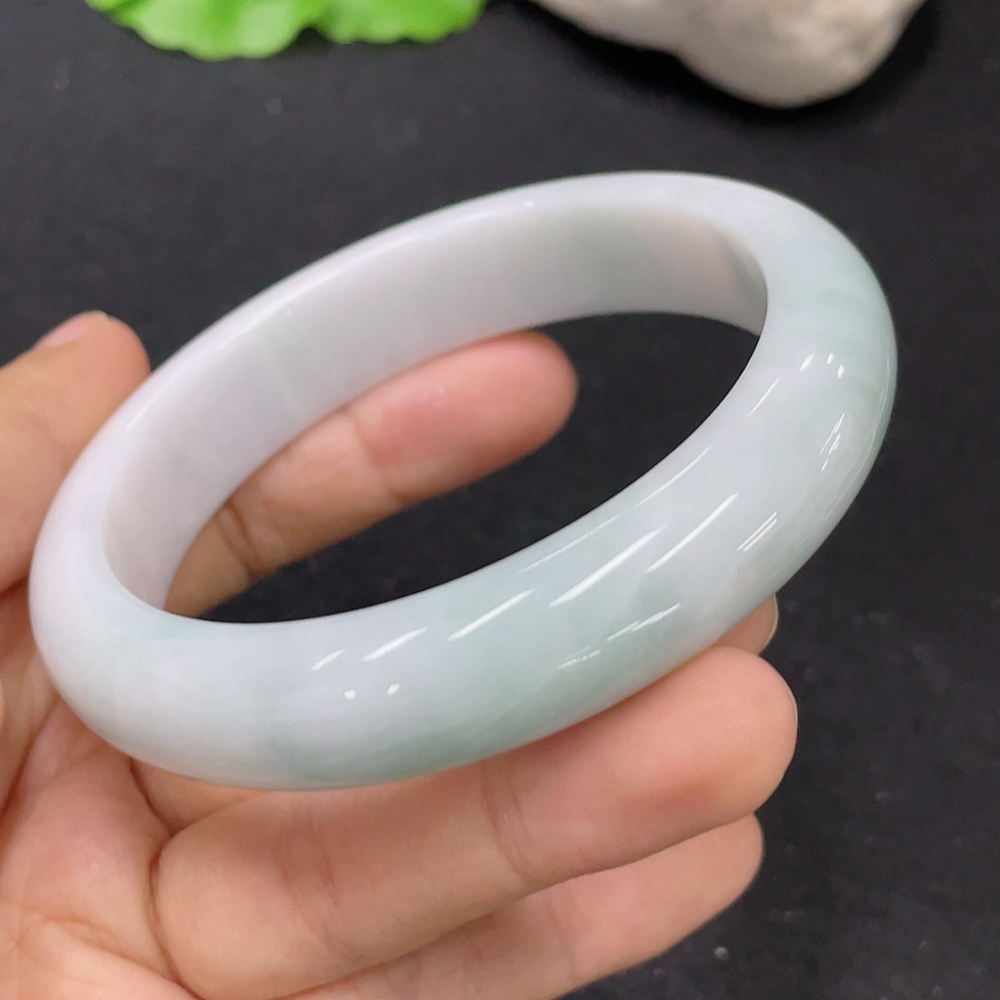 F31612827 Jadeite Round Bangle Size 57 Total Weight Approx. 59.35g