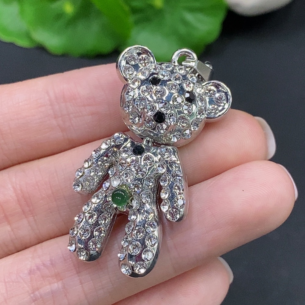 F26951679 Jadeite Inlaid Pendant Non-Gold Inlaid Total Weight Approx. 22.36g