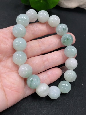 F35129012 Jadeite Bracelet, Approx. 12.5mm, Total Weight Approx. 58.4g