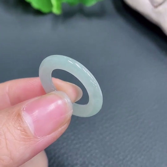 F23592281 Jadeite Ring Size 9 Total Weight 2.520g